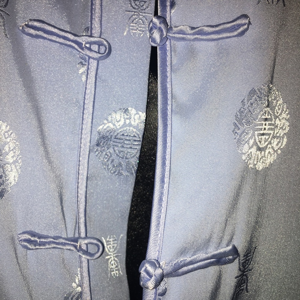 Silk Chinese Tea Time Top - Picture 3 of 8